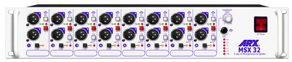 Фото Микрофонный/линейный сплиттер ARX MSX 32 E