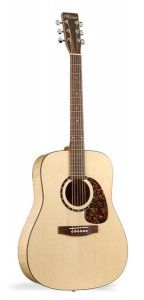 Фото Norman STUDIO B50 PRESYS +Кейс  электроакустическая гитара Dreadnought, цвет - натуральный