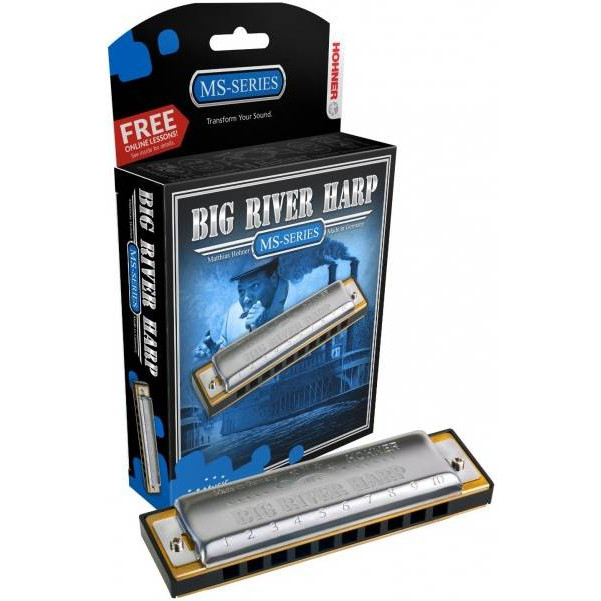 Фото HOHNER Big river harp 590/20 C - Губная гармоника диатоническая Хонер