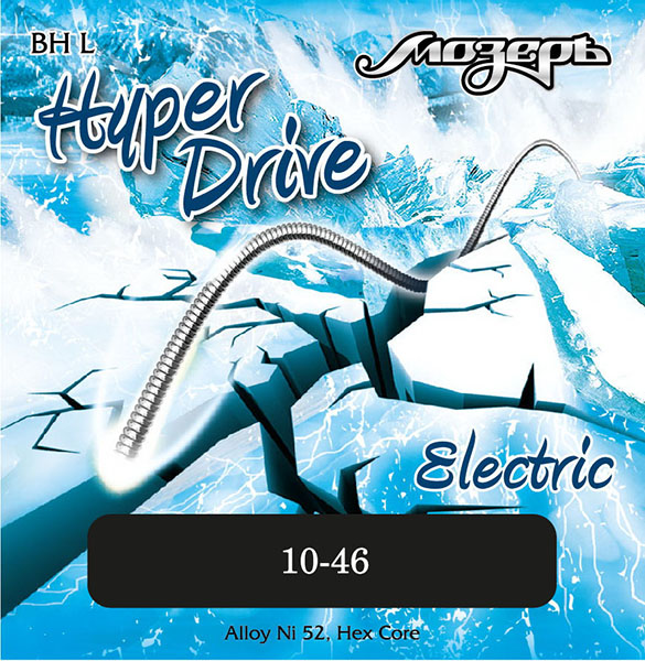 Фото Комплект струн для электрогитары Мозеръ BH-L Hyper Drive