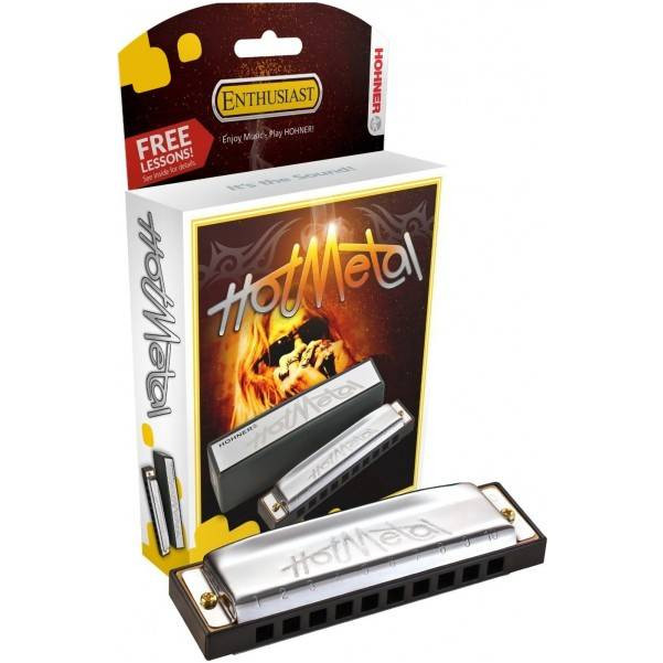 Фото HOHNER Hot Metal F - Губная гармоника диатоническая Хонер