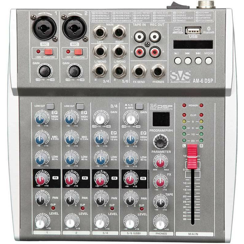 Фото Микшерный пульт SVS Audiotechnik AM-6 DSP