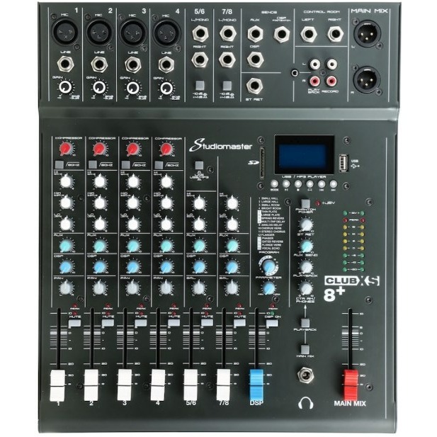 Фото Микшерный пульт STUDIOMASTER CLUB XS8 +