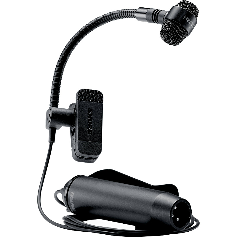 Фото SHURE PGA98H-XLR кардиоидный конденсаторный инструментальный микрофон