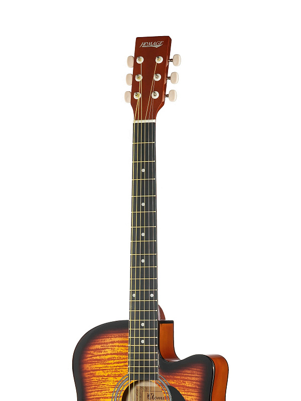 Фото LF-3800CT-SB Фольковая гитара вырез HOMAGE