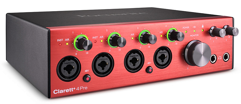 Фото Интерфейс FOCUSRITE Clarett+ 4Pre