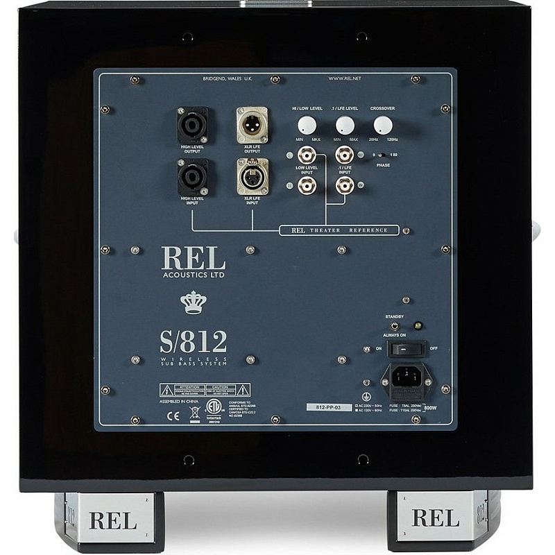 Фото Сабвуфер закрытого типа REL S812 Black