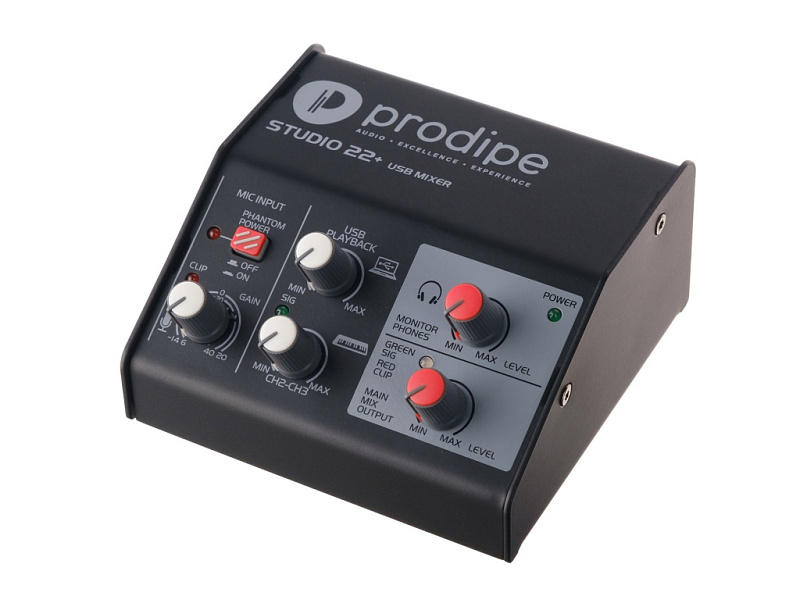 Фото STUDIO22+ Аудио интерфейс USB, Prodipe