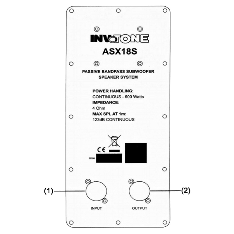Фото Пассивный сабвуфер Invotone ASX18S