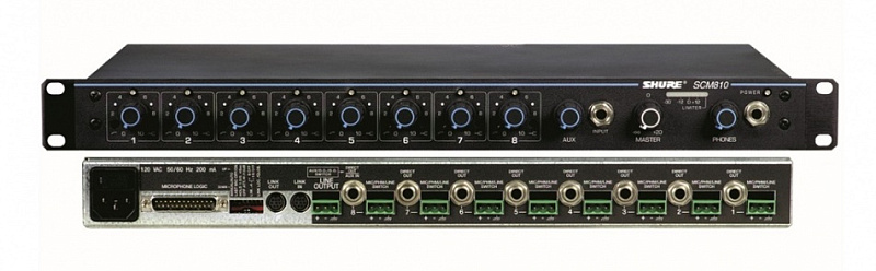 Фото Микрофонный микшер Shure SCM810E
