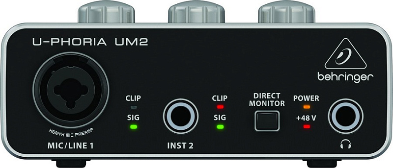 Фото USB аудио интерфейс BEHRINGER U-PHORIA UM2