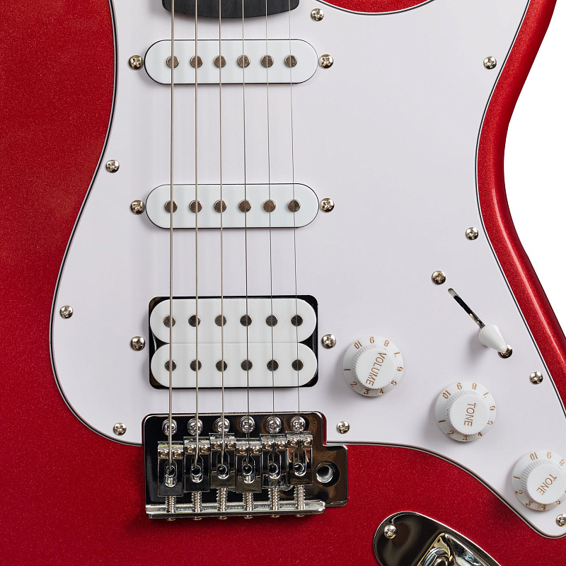 Фото Электрогитара ROCKDALE Stars HSS Red Metallic