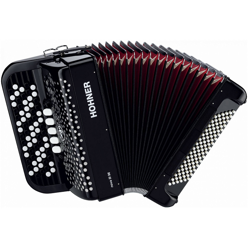 Фото HOHNER Nova III 96 black - Баян Хонер