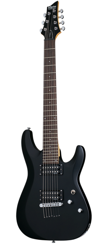 Фото Электрогитара Schecter C-7 Deluxe SBK