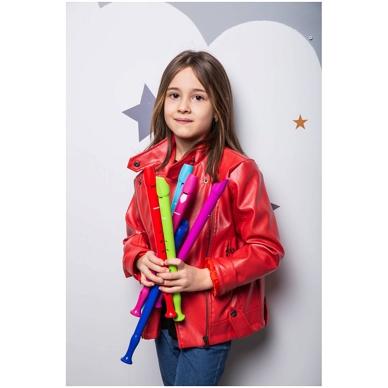 Фото HOHNER B95084 PI - Блокфлейта сопрано немецкая система Хонер