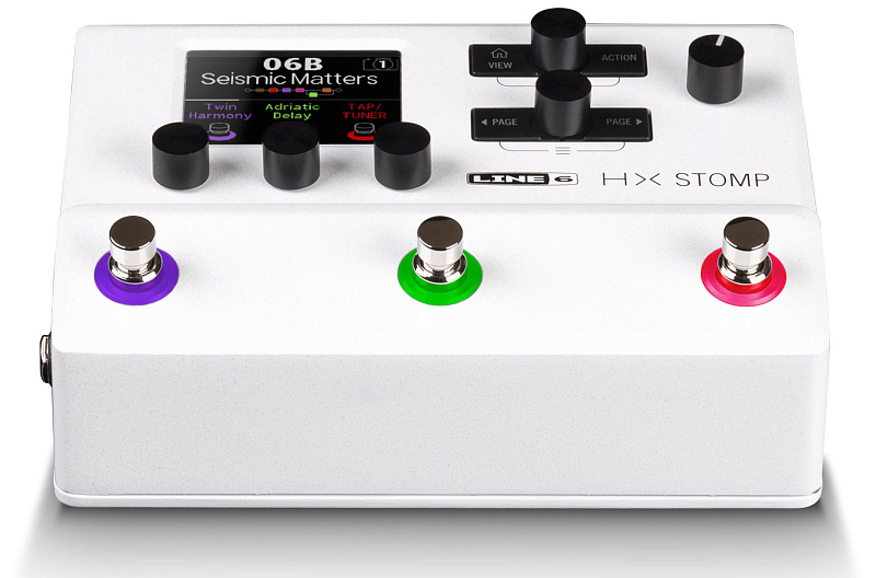 Фото LINE 6 HX STOMP LIMITED EDITION CRYSTAL WHITE