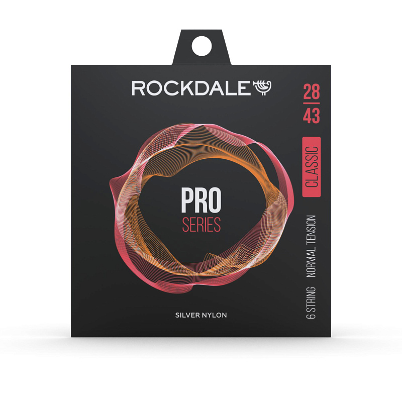 Фото Струны ROCKDALE PRO 28-43 Silver Nylon Normal