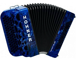 HOHNER Fun Nova II 80 light dark blue perloid celluloid (B-Stepped) - Баян Хонер