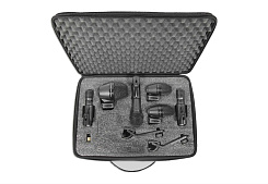 SHURE PGADRUMKIT6 набор микрофонов для ударных, включает 1 PGA52, 2 PGA56s, 1 PGA 57 и 2 PGA81s