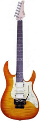 FGN J-Standard Odyssey JOS-FM-R-TR FB  электрогитара, цвет - вишнёвый бёрст