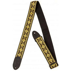 Ремень для гитары GRETSCH G Brand Strap Diamond Black Ends