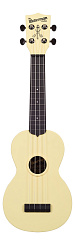 WATERMAN by KALA KA-SWB-YL Waterman Pale Yellow, Matte, Soprano Ukulele