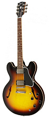 Полуакустическая электрогитара GIBSON MEMPHIS ES-335 FIGURED VINTAGE SUNBURST