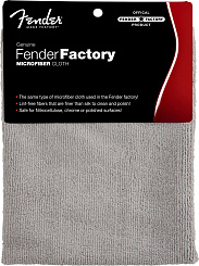 FENDER® FACTORY MICROFIBER CLOTH GRAY Полировочная салфетка