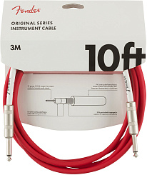 Кабель FENDER 10' Original INST CABLE Fiesta Red