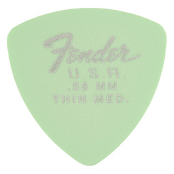 Медиатор FENDER 346 DURA-TONE .58 12 PK Surf Green