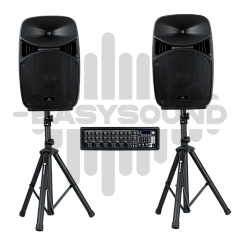 Акустический комплект EASYSOUND SIREN SET 2EQ. Мощность 400W