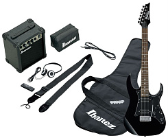 Набор начинающего гитариста IBANEZ IJRG200U BLACK NEW JUMPSTART