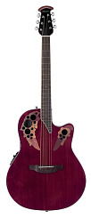 Электроакустическая гитара OVATION CE44-RR Celebrity Elite Mid Cutaway Ruby Red