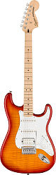 Электрогитара FENDER SQUIER Affinity 2021 Stratocaster FMT HSS MN Sienna Sunburst