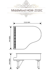 Рояль Middleford HGM-231EC