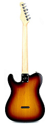 Электрогитара G&L ASAT Classic Bluesboy Semi-Hollow 3-Tone Sunburst MP, с кейсом