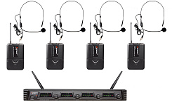 Радиосистема с 4 гарнитурами Karsect WR-15&4 / PT-15 / HT-9