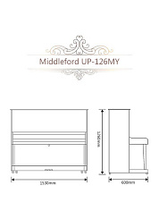 Пианино Middleford UP-126MY