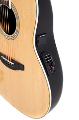 Леворукая электроакустическая гитара OVATION CS24L-4G Celebrity Standard Mid Cutaway Natural