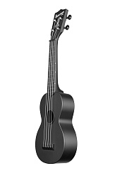 WATERMAN by KALA KA-SWB-BK Matte Black Sorpano Ukulele