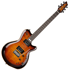 Godin 024131 LGXT Cognac Burst Flame AAA