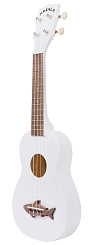 Укулеле KALA MK-SS/WHT MAKALA SHARK, SOPRANO UKULELE, GREAT WHI