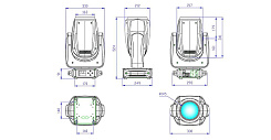 Поворотная голова SILVER STAR SS9151SC PLUTO BEAM