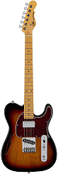 Электрогитара G&L Tribute ASAT Classic Bluesboy Semi-Hollow 3-Tone Sunburst MP SF