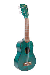 KALA KA-SEMB Kala Soprano Exotic Mahogany Blue Ukulele