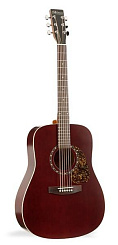 Norman PROTEGE B18 PRESYS Burgundy+Кейс  электроакустическая гитара Dreadnought, цвет - красный