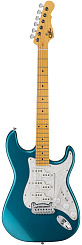 Электрогитара G&L Tribute Comanche Emerald Blue MP Poplar