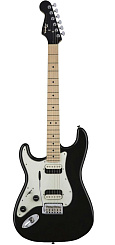 Fender Squier Contemporary Stratocaster HH Left-Handed, Maple Fingerboard, Black Metallic