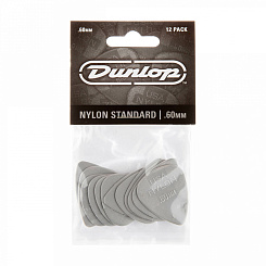 Медиаторы Dunlop 448R060 Match Pik Nylon 12x6Pack, толщина 0.6 мм, 12 упаковок по 6 шт.